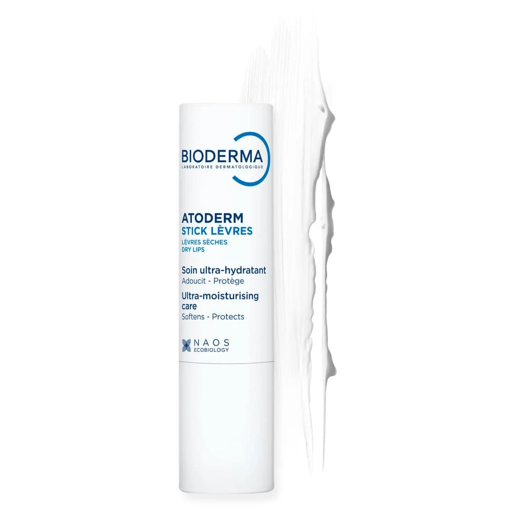 Bioderma Atoderm - Stick Levres Stick Labbra Lenitivo e Idratante, 4g