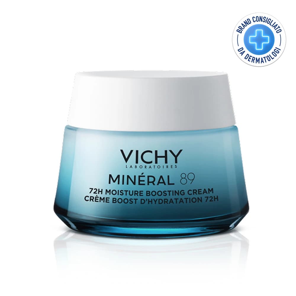 Vichy Mineral 89 - Crema Idratante 72H Leggera, 50ml