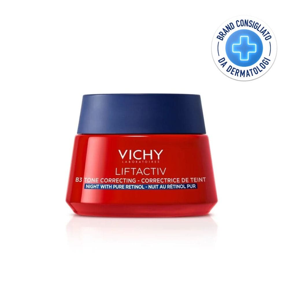 Vichy Liftactiv - B3 Crema Notte con Retinolo Puro Anti-Macchie e Anti-Rughe, 50ml