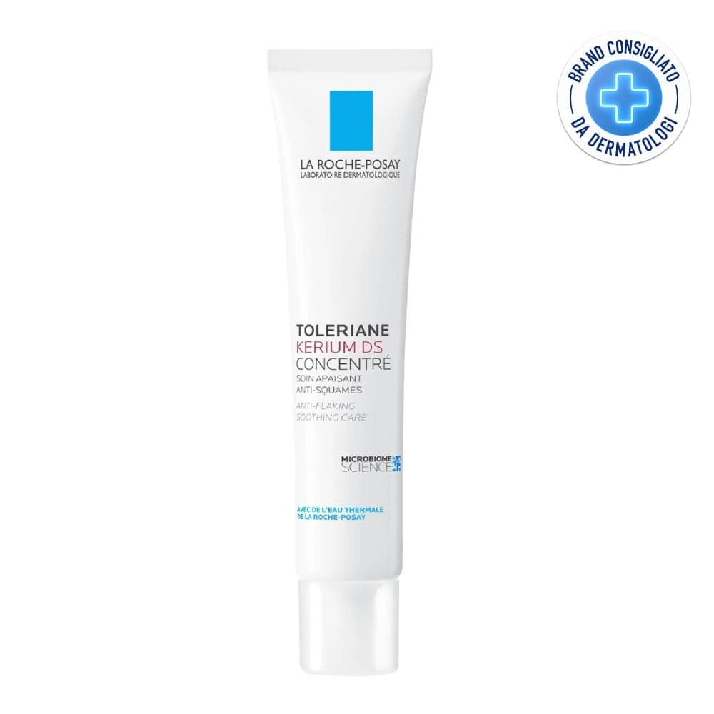 La Roche-Posay Toleriane - Kerium DS Concentrato Crema Viso Lenitiva per Pelle Seborroica, 40ml
