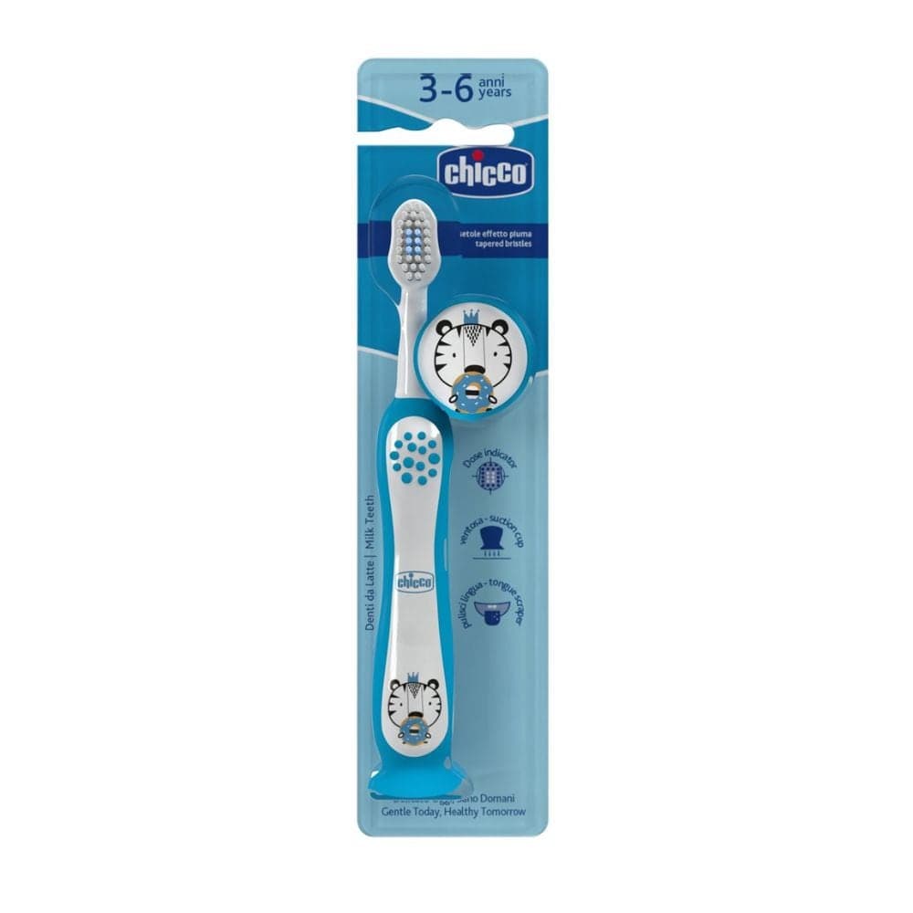 Chicco Spazzolino 3-6 anni colore Blu, 1 pezzo