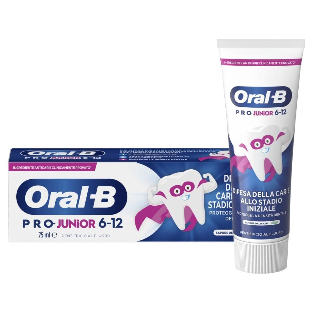 Oral-B PRO Junior Dentifricio per Bambini 6-12 anni, 75ml