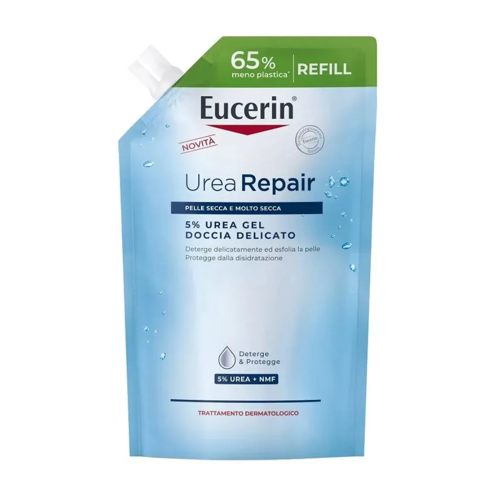 Eucerin UreaRepair - 5% Urea Gel Doccia Delicato Ricarica, 400ml