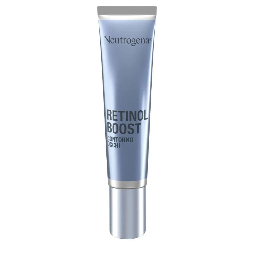 Neutrogena Retinol Boost Crema Contorno Occhi con Retinolo Puro e Acido Ialuronico Antirughe, 15ml