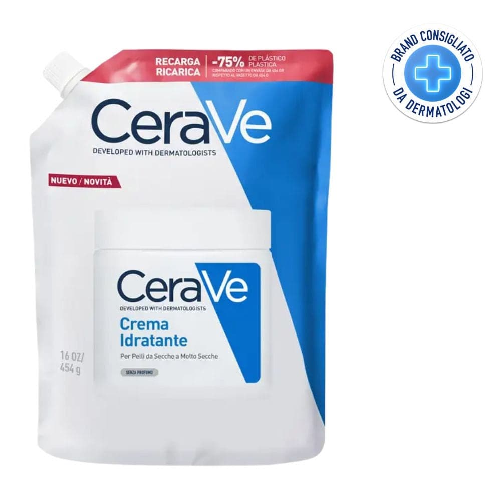 CeraVe Ricarica Crema Corpo Idratante Pelle Molto Secca, 454g