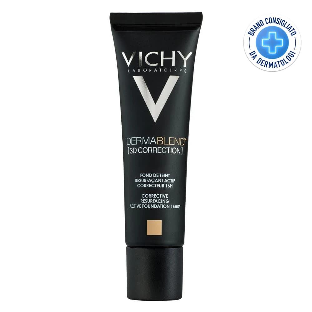 Vichy Dermablend - 3D Fondotinta Coprente per Pelle Grassa Tonalità 15, 30ml
