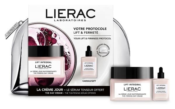 Lierac Lift Integral - Trousse rassodante con crema giorno e siero tensore, 50 ml e 15 ml