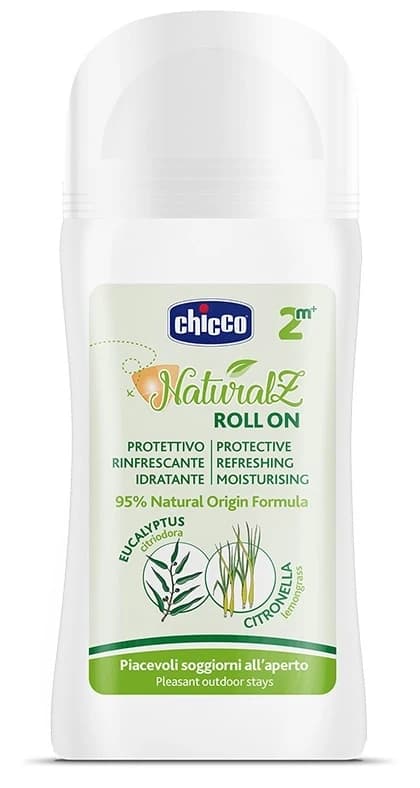 Chicco Natural Z - Roll On Protettivo e Rinfrescante 2m+, 60ml