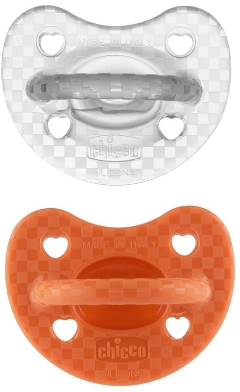 Chicco PhysioForma - Soft Luxe 16-36M Succhietto in Silicone Bimba, 2 pezzi
