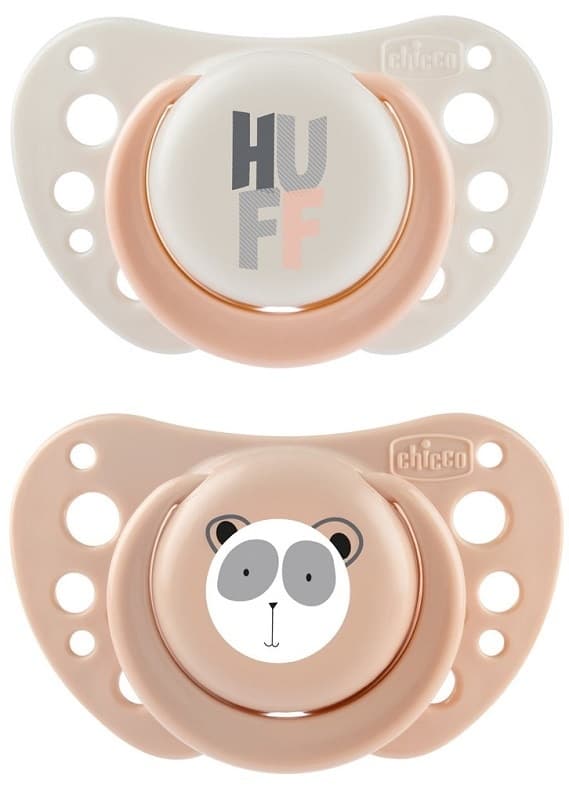 Chicco PhysioForma - Air Succhietto 2-6M Tettarella in Silicone Rosa, 2 Pezzi