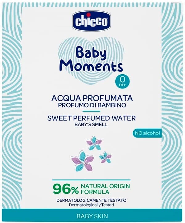 Chicco Baby Moments - Acqua di Colonia Profumo di Bambino Senza Alcol, 100ml