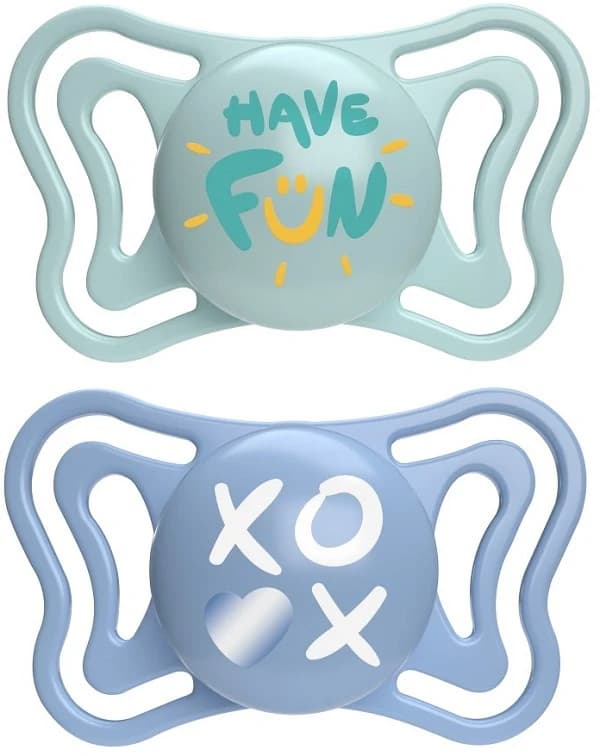 Chicco PhysioForma - Light Succhietto 6-16M Tettarella in Silicone Azzurro, 2pz