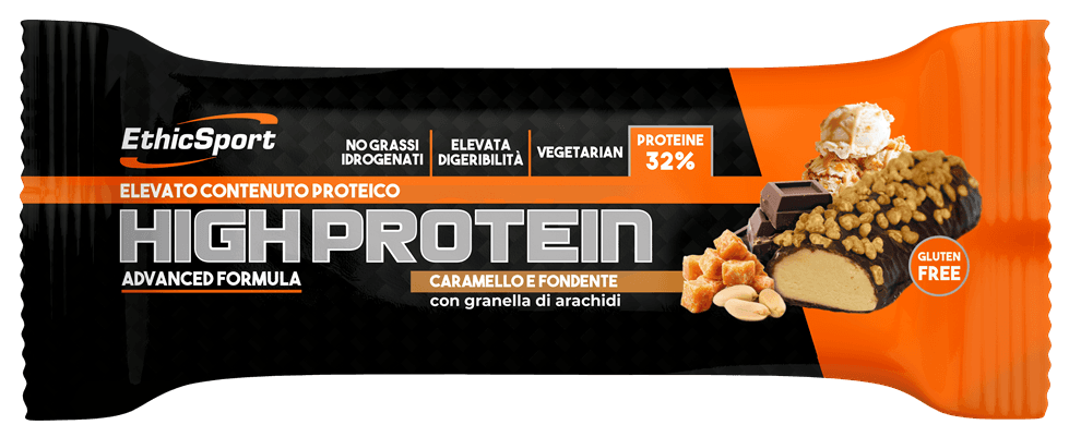 High Protein - Barretta Proteica - Box Da 21 Pz Caramello E Fondente