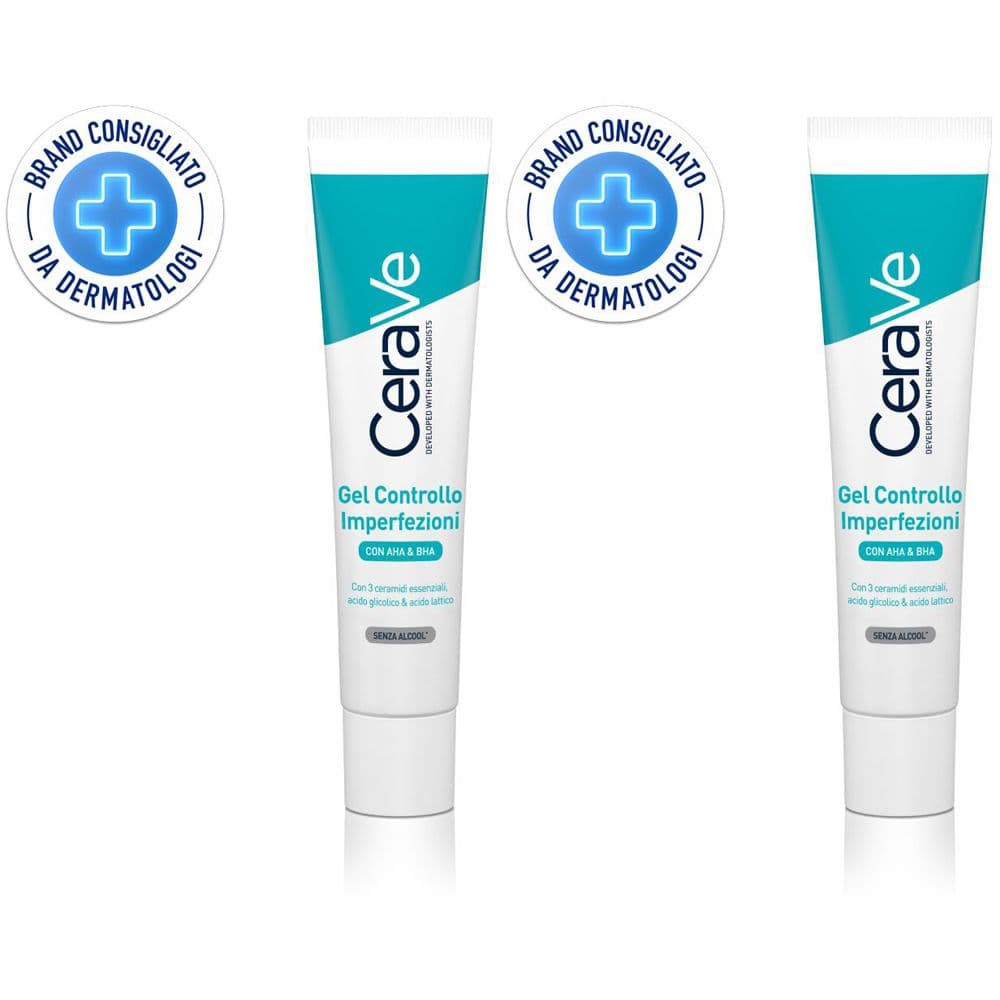 CeraVe Gel Controllo Imperfezioni, Riduce brufoli e imperfezioni, migliorando l’aspetto dei pori 40 ml