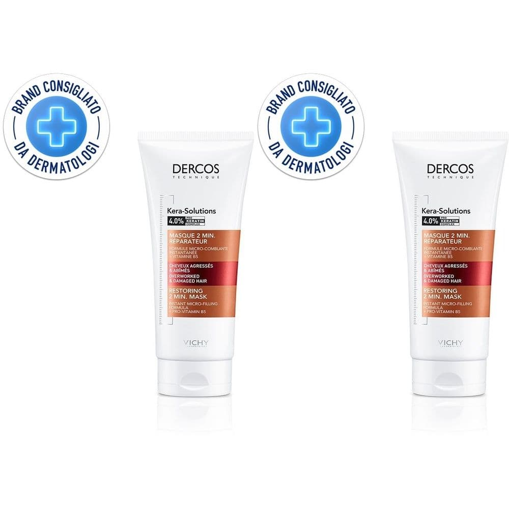 Vichy Dercos Kera-Solution Maschera riparatrice 2min 200 ml