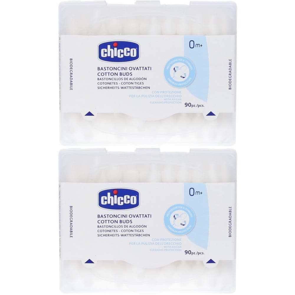 Chicco® Bastoncini Ovattati con protezione per timpani