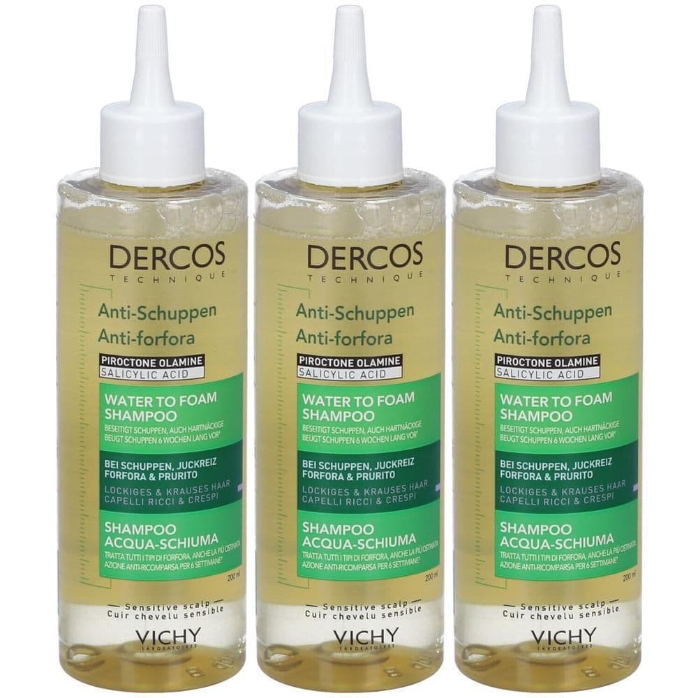 Vichy Dercos Technique Anti Forfora Shampoo Acqua-Schiuma