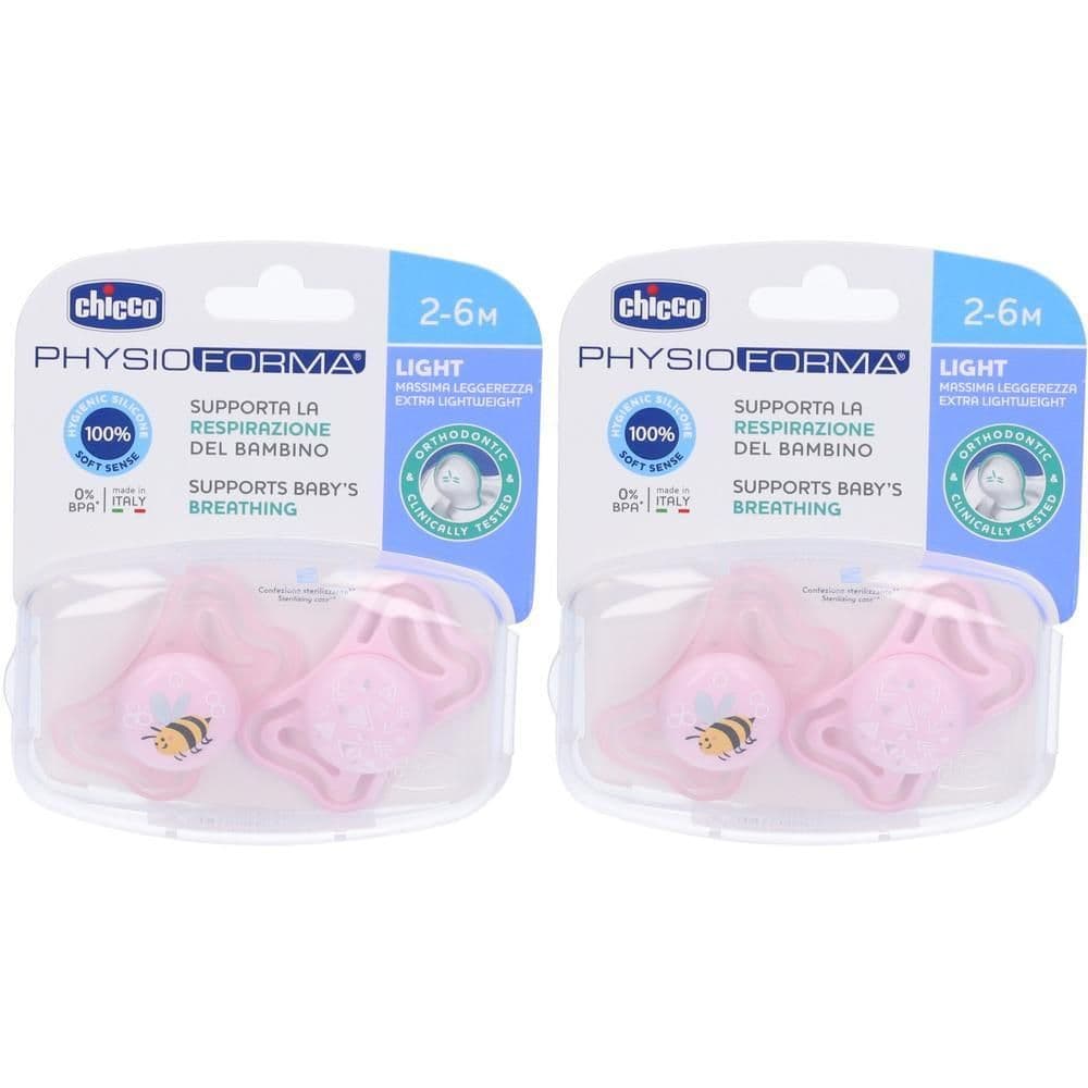 Chicco Physioforma Light Succhietto Rosa 2-6 Mesi