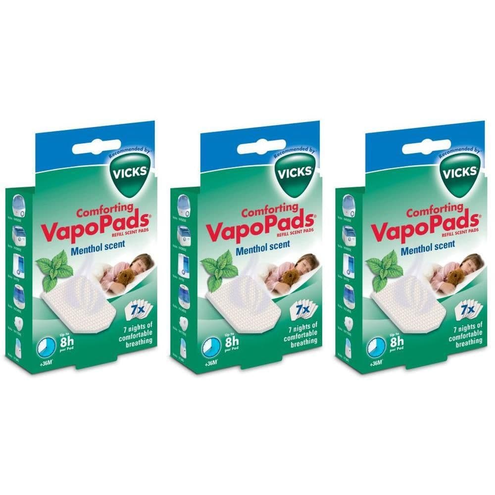 VICKS® Comforting VapoPads® Parfum mentolo