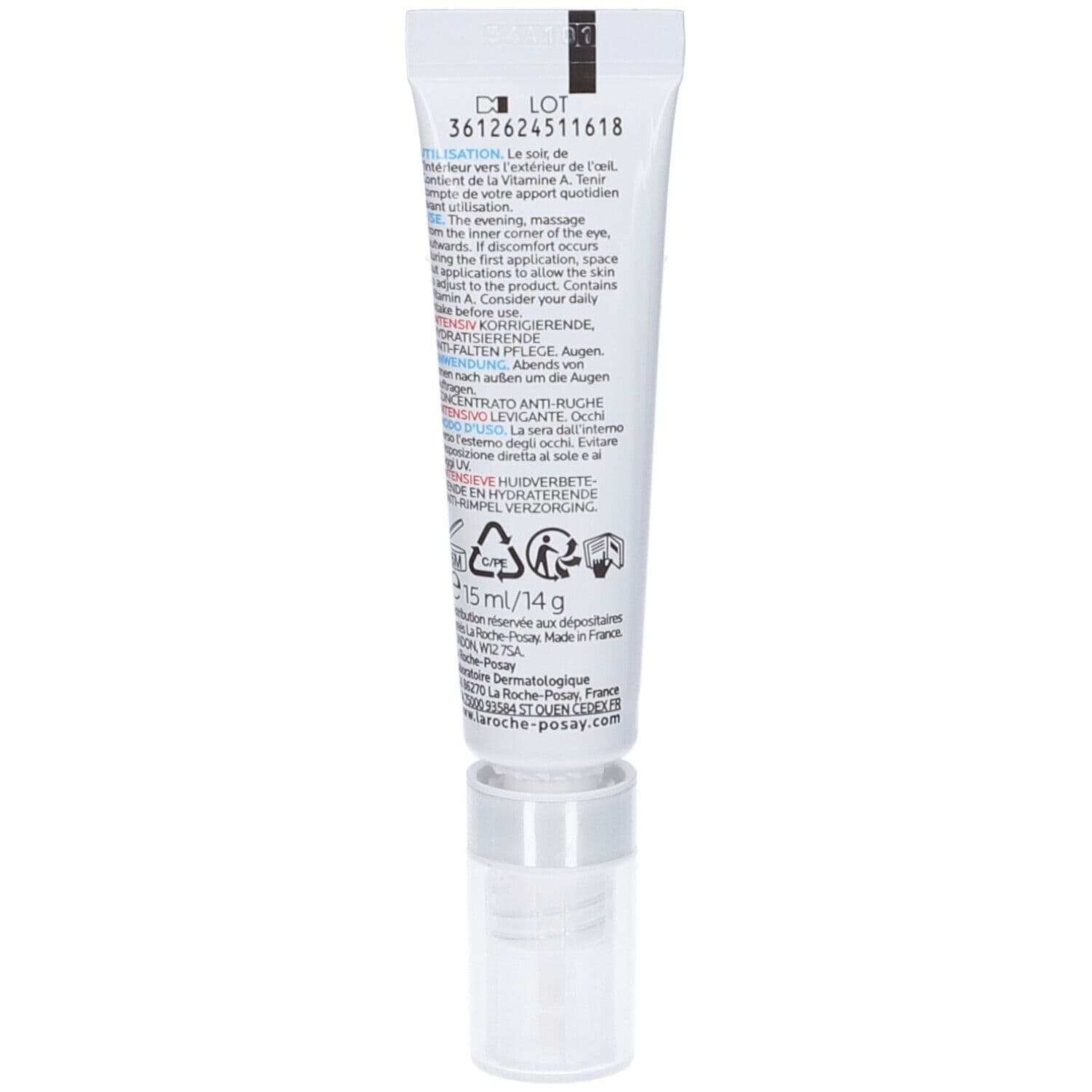 La Roche-Posay Redermic R Occhi 15 ml Crema anti-età per la zona sensibile del contorno occhi