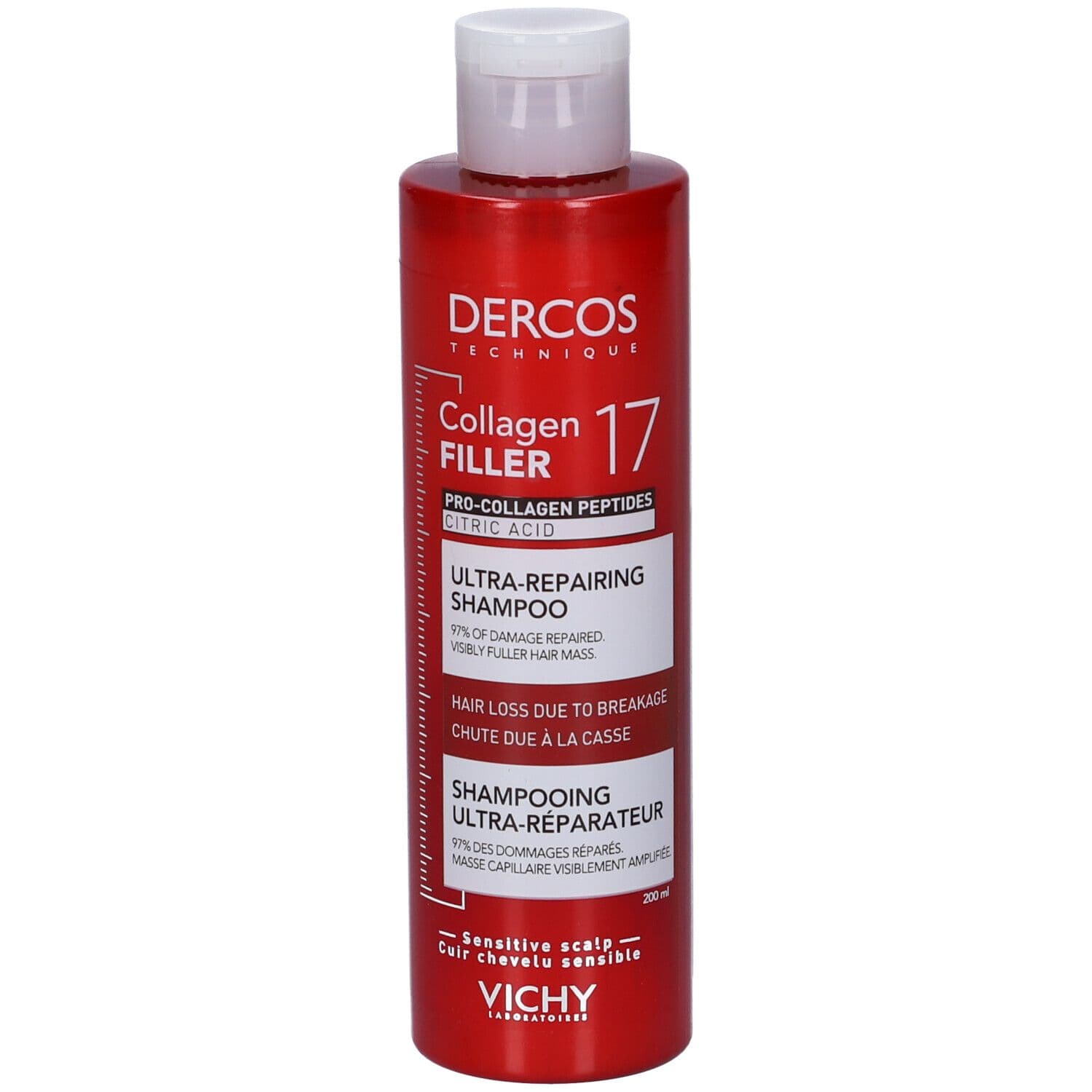 Dercos Shampoo Ultra- Riparatore Collagen 17 Filler