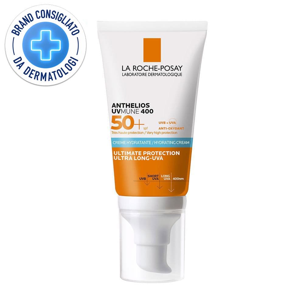 La Roche-Posay Anthelios UVMUNE 400 Crema Idratante Con Profumo SPF 50+ 50ml Protezione solare idratante