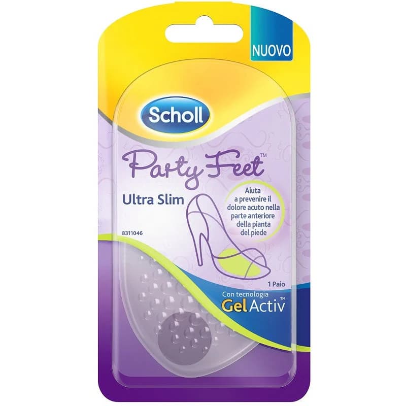 Scholl Party Feet Cuscinetti in Gel Ultra Slim per Pianta Anteriore 1 Paio - Scholl's