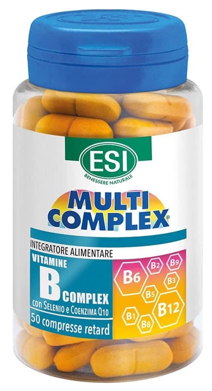 Esi Multi Complex Vitamine B Complex con Selenio e Coenzima Q10 50 Compresse - ESI