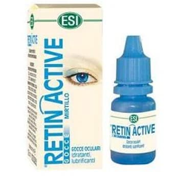 Esi Retin Active Gocce Oculari Idratanti e Lubrificanti con Mirtillo 10 ml - ESI Srl