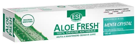 Esi Aloe Fresh Menta Crystal Dentifricio in Gel con Aloe Vera e Xilitolo 100 ml - ESI
