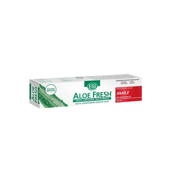 Esi Aloe Fresh Smile Dentifricio in Gel per Denti Bianchi 100 ml - ESI