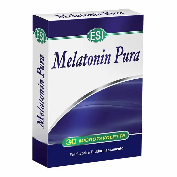 Esi Melatonin Pura Integratore per il Sonno con 1 Mg di Melatonina 30 Microtavolette - ESI
