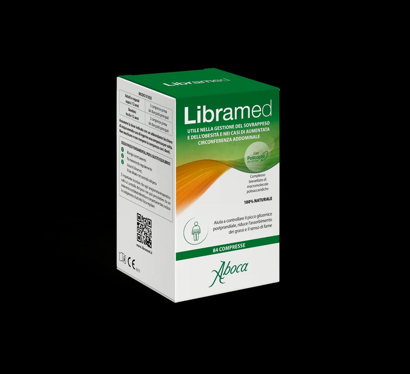 Libramed Dispositivo Medico per Controllo Peso e Picco Glicemico 84 Compresse - Aboca