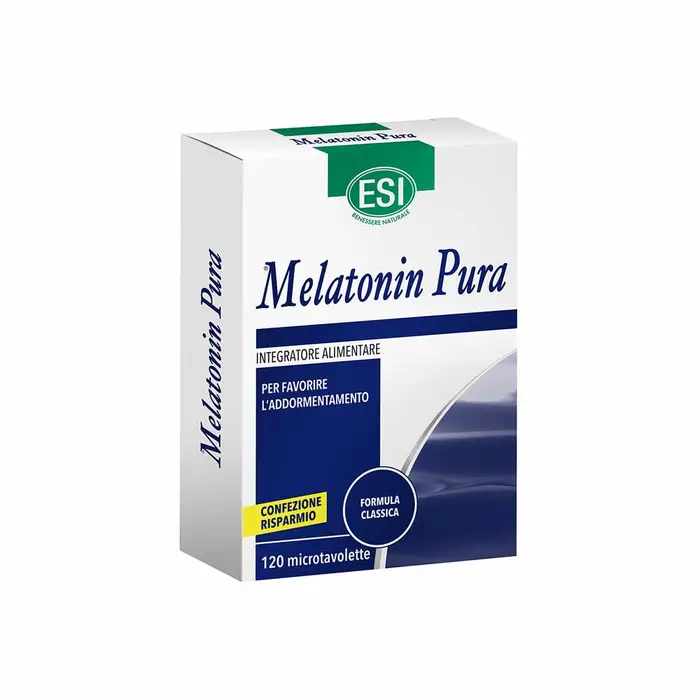 Esi Melatonin Pura Integratore per il Sonno con Melatonina 1 Mg 120 Microtavolette - ESI