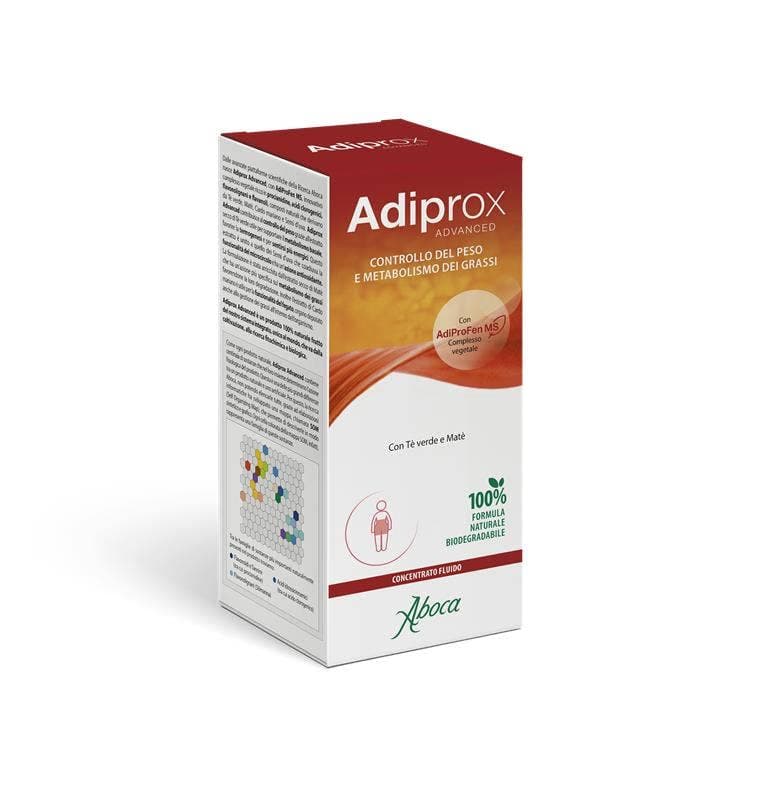 Adiprox Advanced Concentrato Fluido Integratore Controllo Peso e Metabolismo Grassi 325g - Aboca