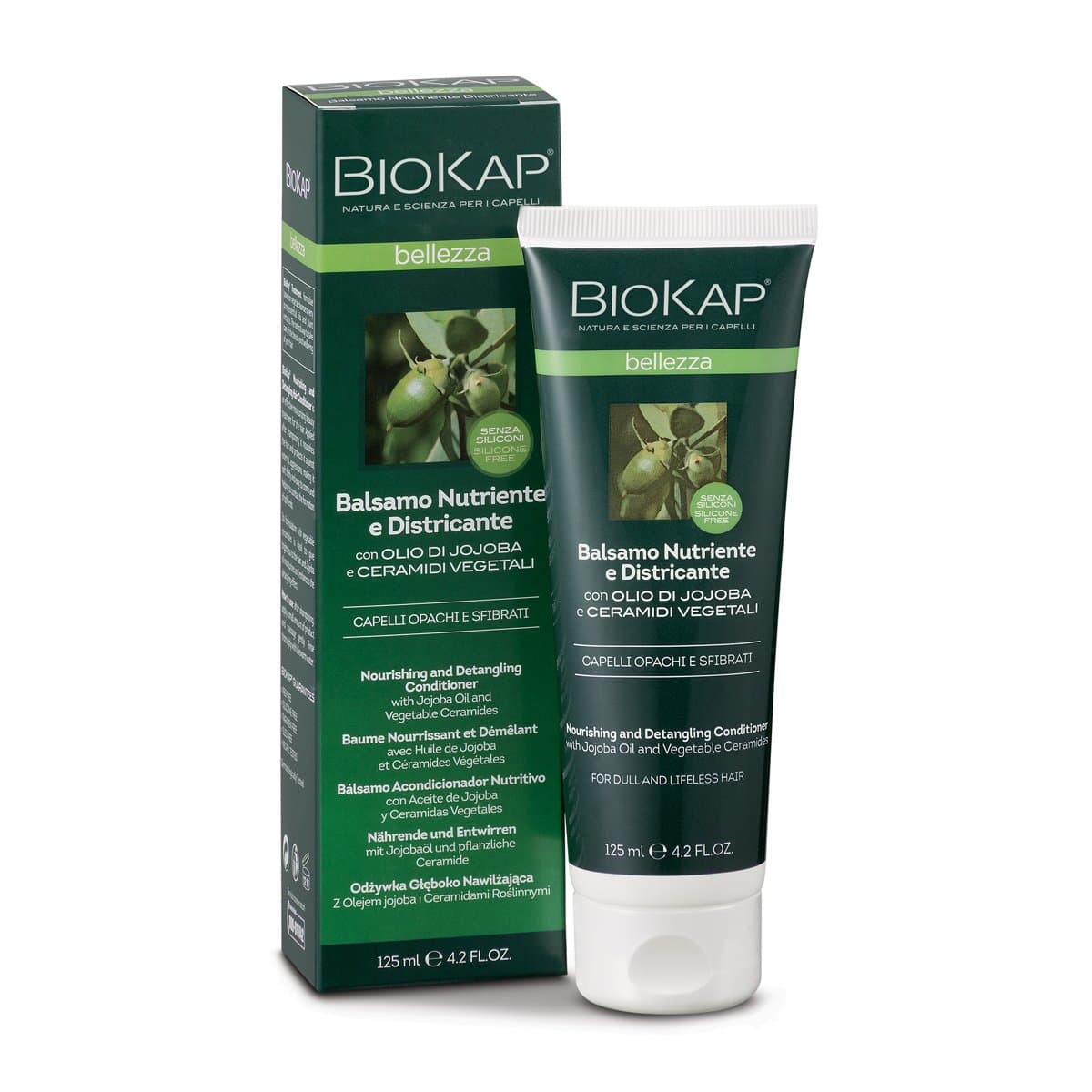 Biokap Balsamo Nutriente e Districante per Capelli Opachi e Sfibrati 125 ml - Bios Line