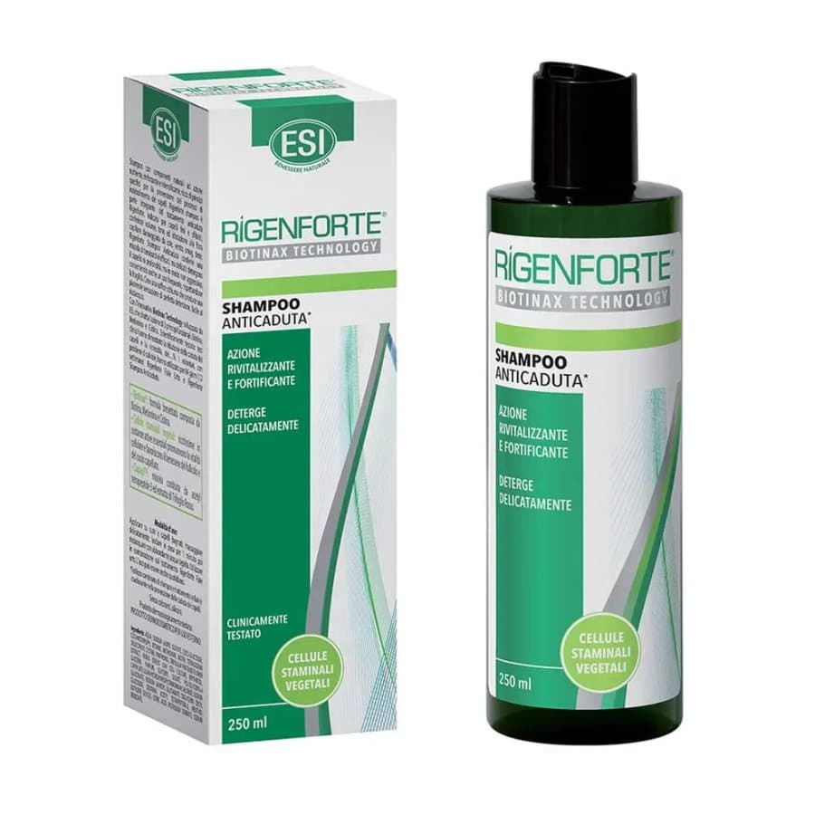 Rigenforte Shampoo Anticaduta Nutriente e Rinforzante per Capelli Fini 250 ml - ESI