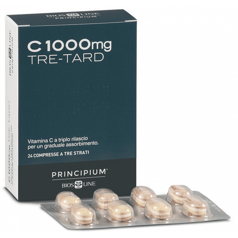 Principium C 1000 Mg Tre-Tard Integratore per il Sistema Immunitario 24 Compresse - Bios Line