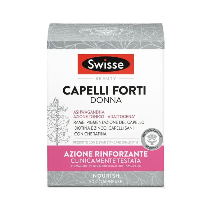 Swisse Capelli Forti Donna Integratore per capelli sani 30 Compresse - Swisse