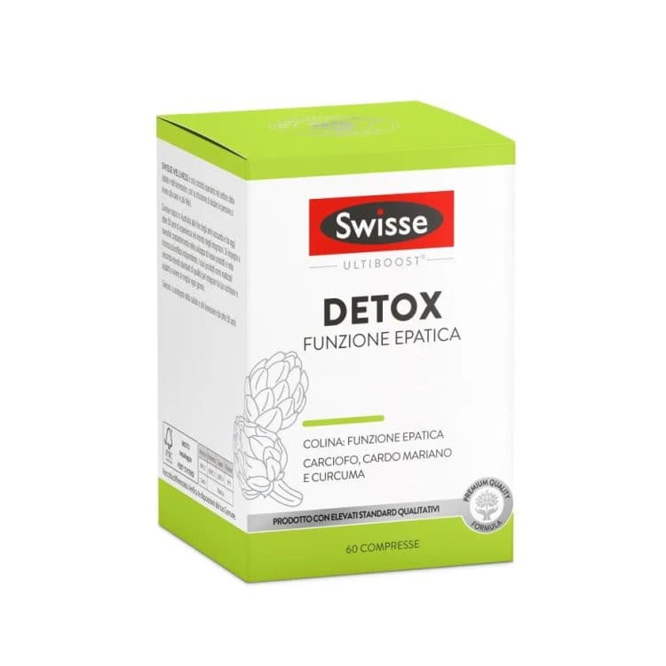 Detox Funzione Epatica Integratore Supporto Digestione 60 Compresse - Swisse