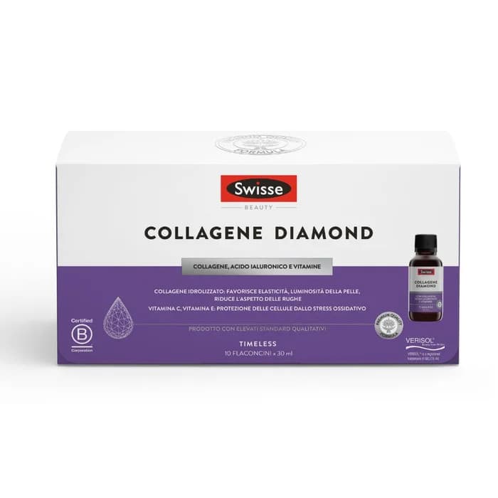 Collagene Diamond Integratore per Pelle e Unghie 10 Flaconcini - Swisse