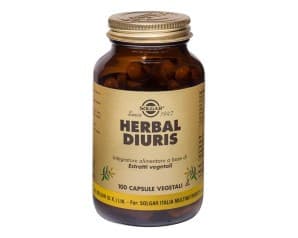 Herbal Diuris Integratore Drenante 100 Capsule Vegetali - Solgar