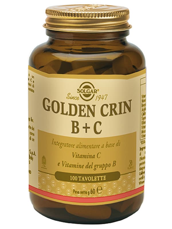 Golden Crin B+C Integratore alimentare 100 Tavolette - Solgar