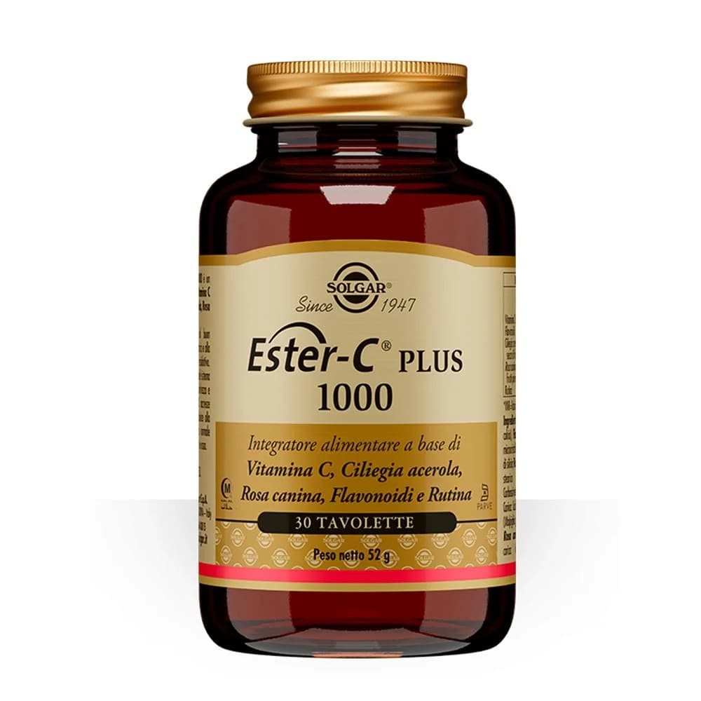 Ester-C Plus 1000 Integratore Vitamina C 30 Tavolette - Solgar
