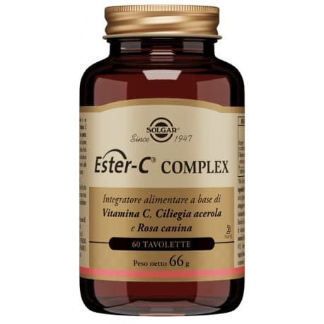 Ester C Complex Integratore Alimentare Vitamina C 60 Tavolette - Solgar