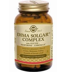 Dima Complex Integratore Alimentare per Equilibrio Peso 60 Capsule Vegetali - Solgar