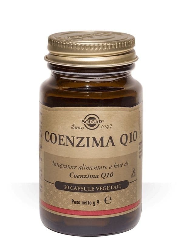 Coenzima Q10 Integratore Antiossidante 30 Capsule Vegetali - Solgar