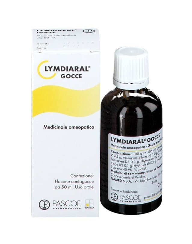 Lymdiaral Gocce Omeopatiche Drenaggio Linfatico 50ml - Named
