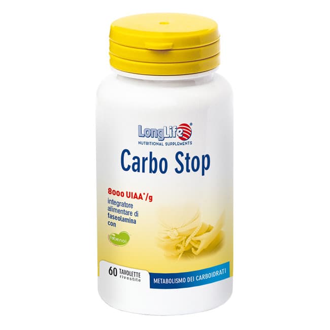 Carbo Stop Integratore Metabolismo Carboidrati 60 Tavolette - Longlife