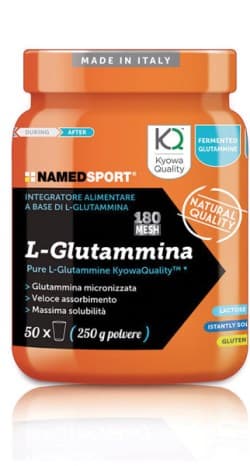 Named Sport L-Glutammina Integratore Glutammina 250 g